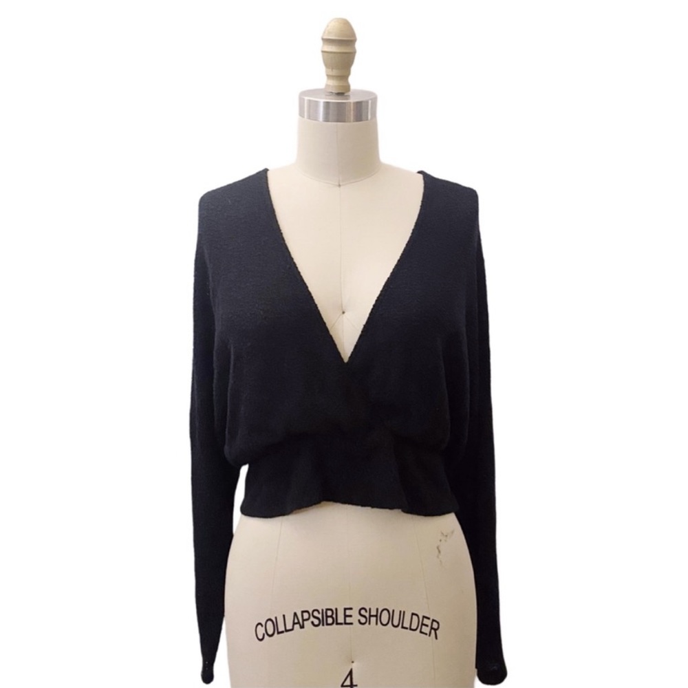 NWT Urban Outfitters faux wrap long sleeve